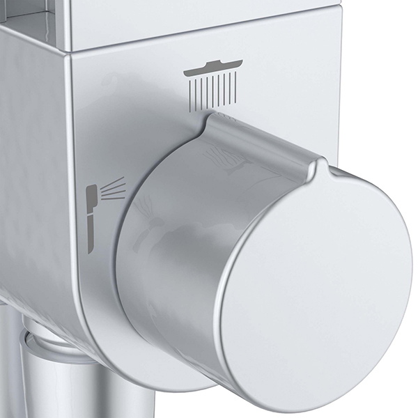 Alternate image of Ideal Standard Ceratherm Alu+ Slide Rail Kit with 2 Spray Pattern Handset and Shelves