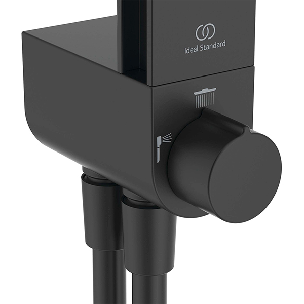 Alternate image of Ideal Standard Ceratherm Alu+ Slide Rail Kit with 2 Spray Pattern Handset and Shelves
