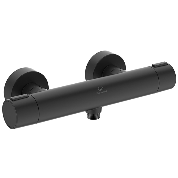 Additional image of Ideal Standard Ceratherm ALU+ Thermostatic Exposed Bar Shower Valve - 1 Outlet - 2 Controls
