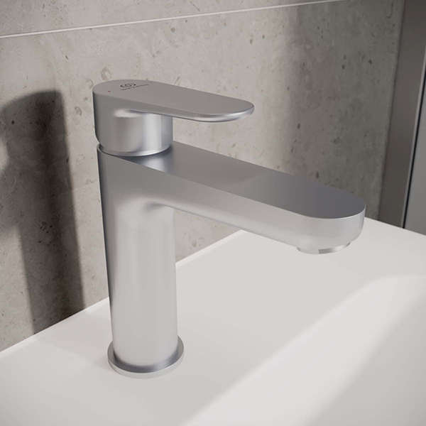 Alternate image of Ideal Standard Cerafine-O Basin Mixer Tap with Clicker Waste - Flat Lever Handle