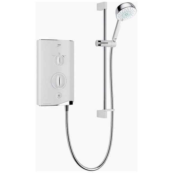 Mira Sport 9.8 KW Thermostatic Single Outlet Electric Shower with Slide Rail and Multi-Mode Handset