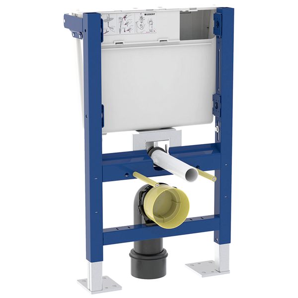 Geberit Duofix Steel Frame for Wall-Hung Toilet with 12cm Low-Height Concealed Cistern - 465 x 790mm