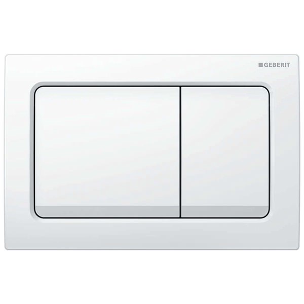 Geberit Alpha01 Rectangular Buttons Dual Flush Plate - 213 x 142mm