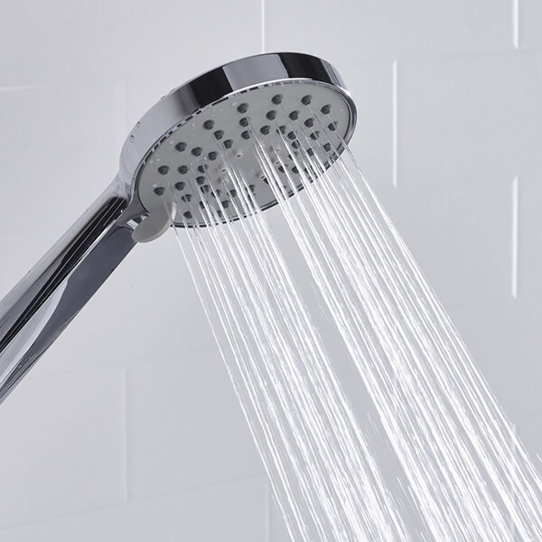 Alternate image of Bristan Liso Contemporary Bridge Bath Filler Tap - Knurled Knob Handles - Deck Mounted