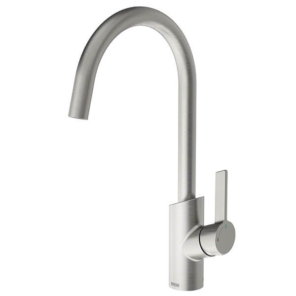 Alternate image of Bristan Maple Easyfit Kitchen Sink Mixer Tap with Swan Neck Swivel Spout - Flat Handle