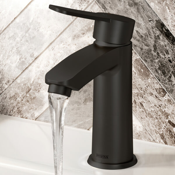 Deliontime UK Art Tempered Glass Bathroom Basin Mixer Tap – Hand Painted Silver With Pop-Up Drain
