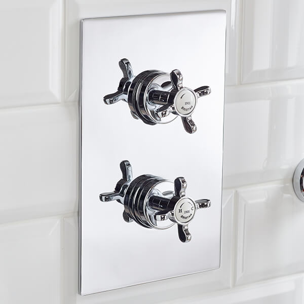 Bristan 1901 Recessed Thermostatic Dual Control Shower Valve