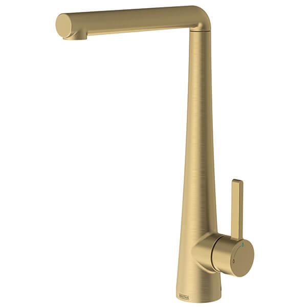 Alternate image of Bristan Pine Easyfit L-Shaped Kitchen Sink Mixer Tap with Swivel Spout - Flat Handle