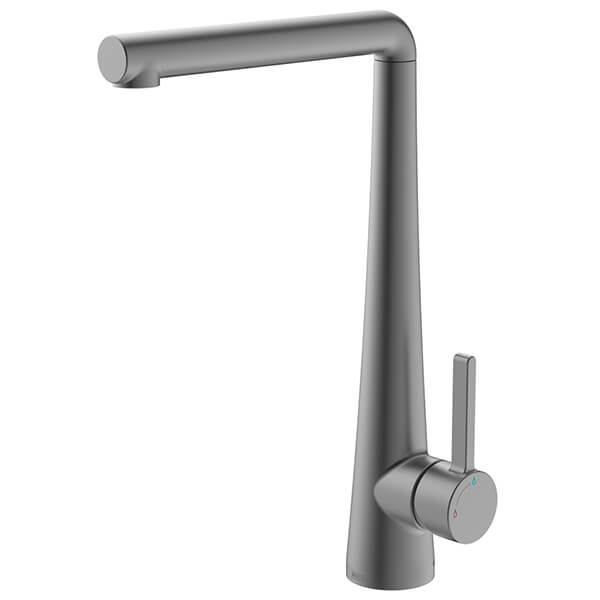Alternate image of Bristan Pine Easyfit L-Shaped Kitchen Sink Mixer Tap with Swivel Spout - Flat Handle