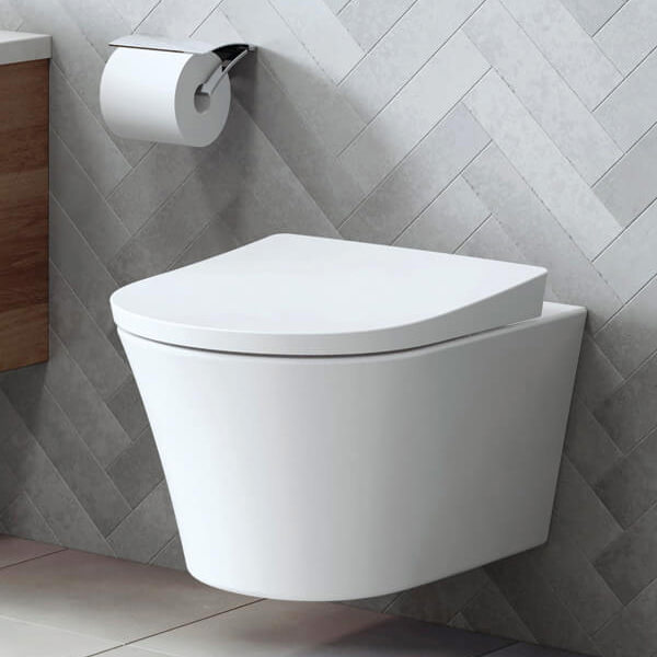 Toto GP Wall Hung Rimless Washdown WC Pan - 380 x 540mm