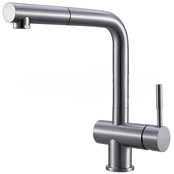 Clearwater Mercury L Monobloc Kitchen Sink Mixer Tap With Pull-Out Aerator