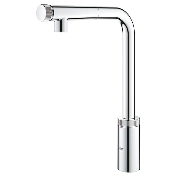 Additional image of Grohe Minta SmartControl L-Shaped Pull-Out Kitchen Sink Mixer Tap with Swivel Spout