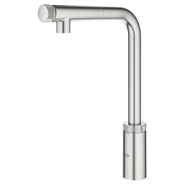 Alternate image of Grohe Minta SmartControl L-Shaped Pull-Out Kitchen Sink Mixer Tap with Swivel Spout