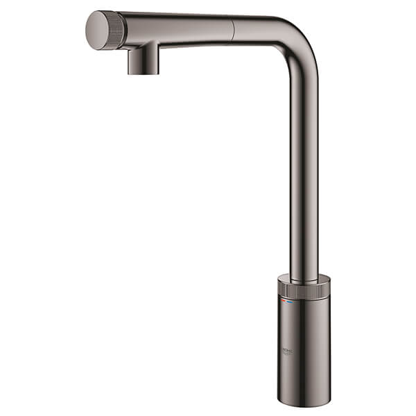 Alternate image of Grohe Minta SmartControl L-Shaped Pull-Out Kitchen Sink Mixer Tap with Swivel Spout