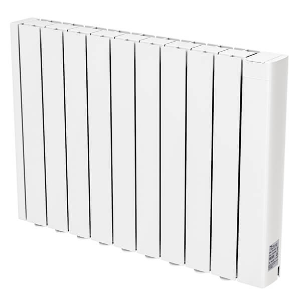 Alternate image of ThermoSphere V2 Flat Panel Electric Oil Filled Radiator 590mm High - Aluminium - Programmable