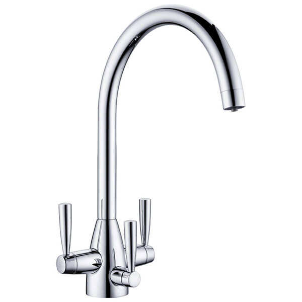 Clearwater Eclipse Tri-Spa C- Swivel Spout Kitchen Sink Mixer Tap With Cold Filter