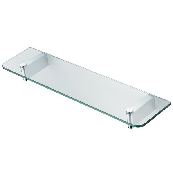 Ideal Standard Concept Glass Shelf With Chrome Brackets
