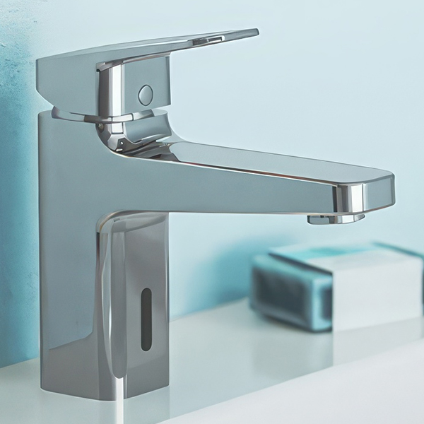 Ideal Standard Ceraplan iX Hybrid Mono Basin Mixer Tap with Click-Clack Waste - Flat Handle
