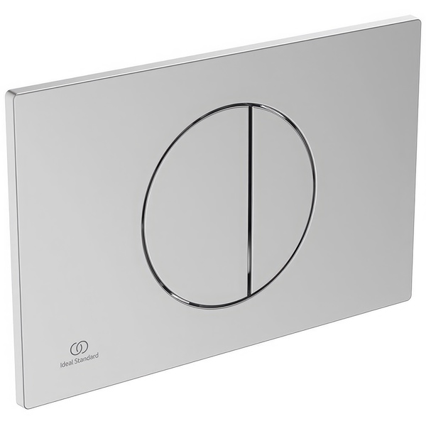 Additional image of Ideal Standard Oleas M5 Rectangular Dual Flush Plate with Mechanical Push Buttons