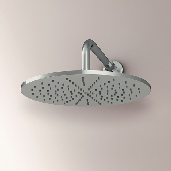 Ideal Standard Idealrain Fixed Round Overhead Rainshower with Swivel Joint - Single Spray