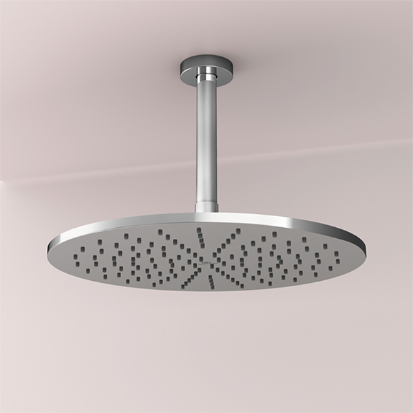 Alternate image of Ideal Standard Idealrain Fixed Round Overhead Rainshower with Swivel Joint - Single Spray