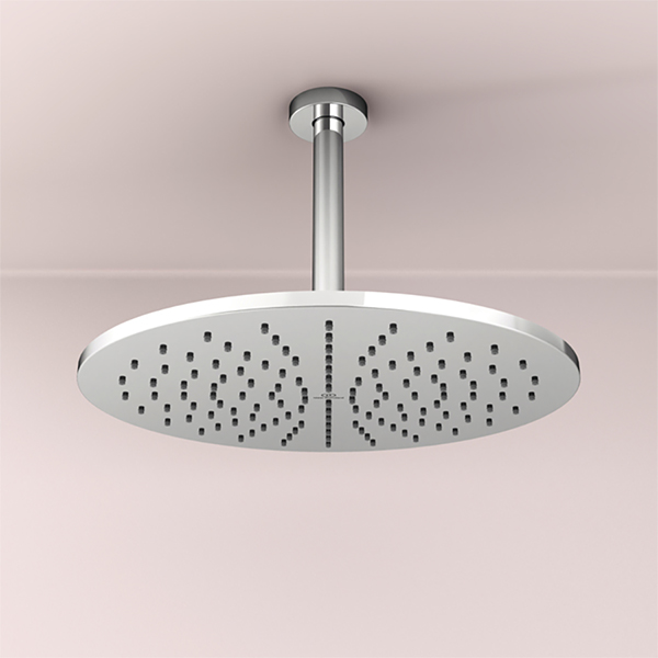 Alternate image of Ideal Standard Idealrain Fixed Round Overhead Rainshower with Swivel Joint - Single Spray