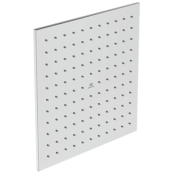 Ideal Standard Idealrain Fixed Square Overhead Rainshower with Swivel Joint - Single Spray
