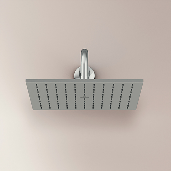 Ideal Standard Idealrain Fixed Square Overhead Rainshower with Swivel Joint - Single Spray