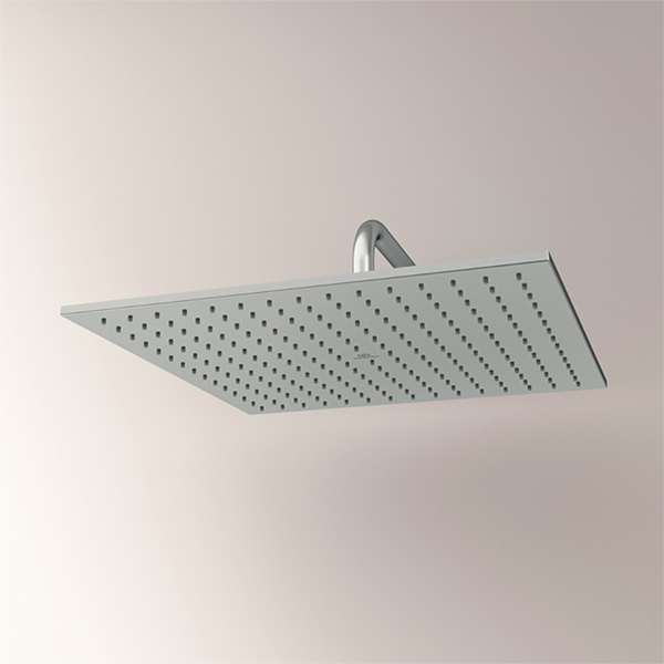 Alternate image of Ideal Standard Idealrain Fixed Square Overhead Rainshower with Swivel Joint - Single Spray