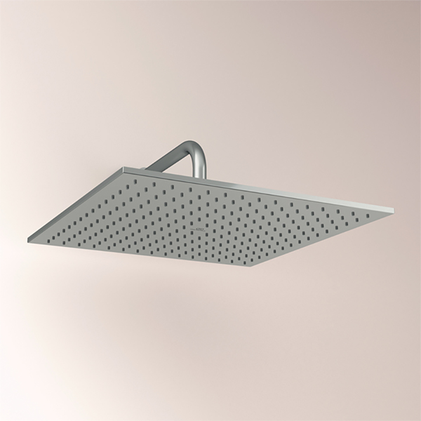 Alternate image of Ideal Standard Idealrain Fixed Square Overhead Rainshower with Swivel Joint - Single Spray