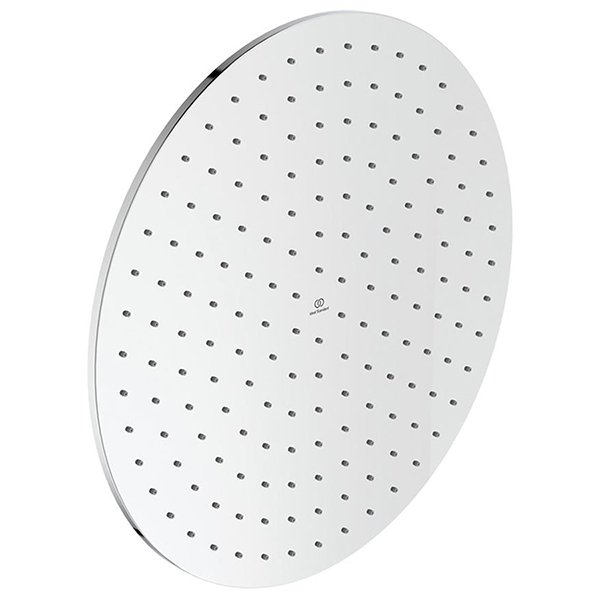 Additional image of Ideal Standard Idealrain Fixed Round Overhead Rainshower with Swivel Joint - Single Spray