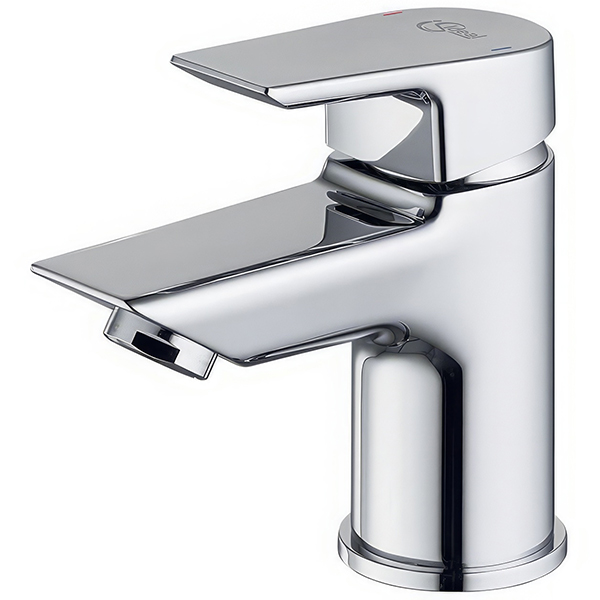 Ideal Standard Tesi Monobloc Mini Chrome Finish Basin Mixer Tap - Flat Handle