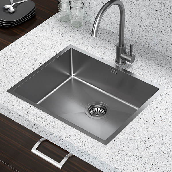 Alternate image of Reginox Miami Stainless Steel Kitchen Sink with Waste - Single Bowl