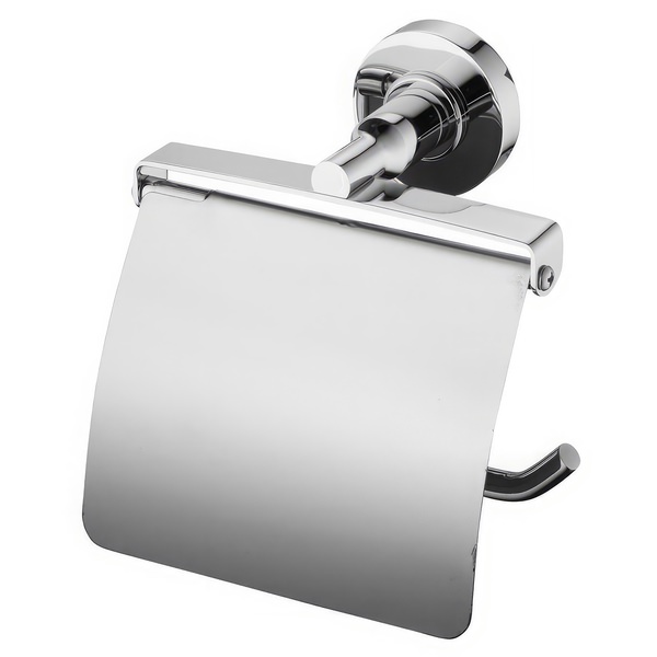 Ideal Standard IOM Chrome Toilet Roll Holder With Cover