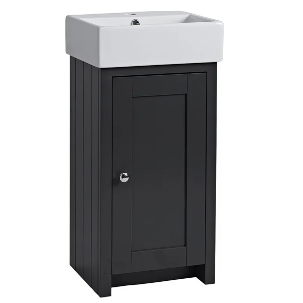 Alternate image of Tavistock Lansdown Floorstanding Traditional Cloakroom Vanity Unit with Basin - 425 x 855mm