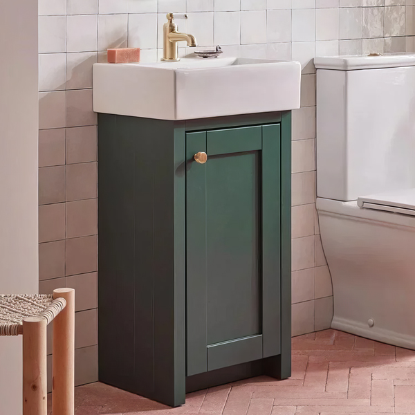 Alternate image of Tavistock Lansdown Floorstanding Traditional Cloakroom Vanity Unit with Basin - 425 x 855mm