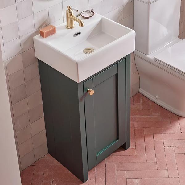 Alternate image of Tavistock Lansdown Floorstanding Traditional Cloakroom Vanity Unit with Basin - 425 x 855mm