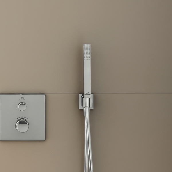 Ideal Standard Idealrain Chrome Wall Elbow with Shower Handset Bracket
