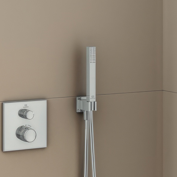 Alternate image of Ideal Standard Idealrain Chrome Wall Elbow with Shower Handset Bracket