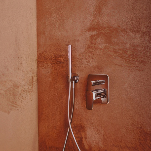 Alternate image of Ideal Standard Idealrain Chrome Wall Elbow with Shower Handset Bracket