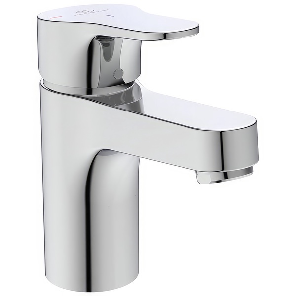 Additional image of Ideal Standard Cerabase Chrome Basin Mixer Tap with Flat Handle - Deck Mounted