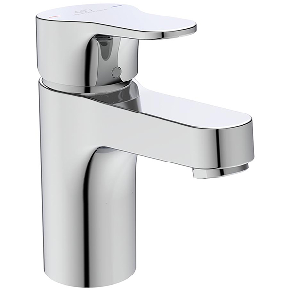 Ideal Standard Cerabase Contemporary Chrome Bath Mixer Tap - Flat Handle