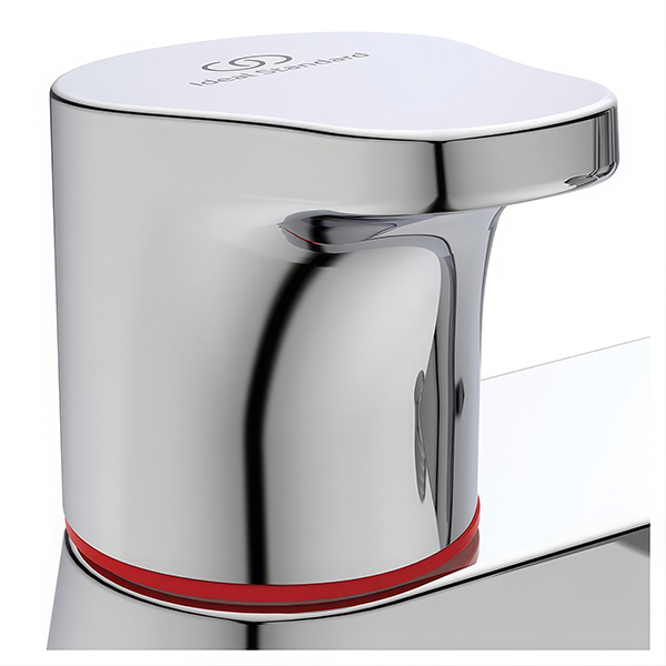 Alternate image of Ideal Standard Cerabase Chrome Dual Control Bath Mixer Tap - Short Handles