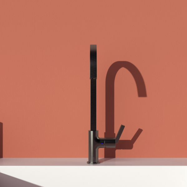 Alternate image of Ideal Standard Gusto Kitchen Mixer Tap with C-Shaped Swivel Spout - Lever Handle