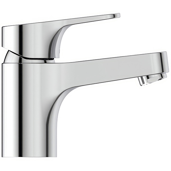Additional image of Ideal Standard Cerabase Chrome Mini Basin Mixer Tap with Click Waste - Flat Handle