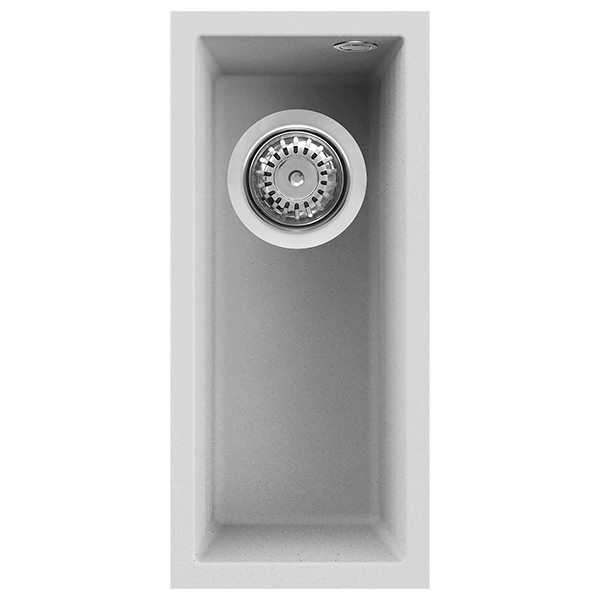 Reginox Quadra Undermount Granite Kitchen Sink with Waste - Single Bowl