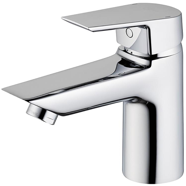 Ideal Standard Tesi Chrome Bath Mixer Tap - Flat Handle - Deck Mounted