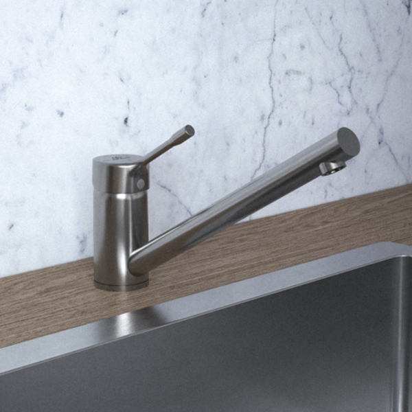 Alternate image of Ideal Standard Ceralook Ergonomic Kitchen Mixer Tap with Low Swivel Spout - Stick Handle