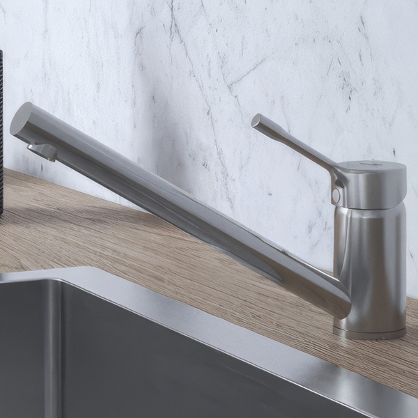 Alternate image of Ideal Standard Ceralook Ergonomic Kitchen Mixer Tap with Low Swivel Spout - Stick Handle