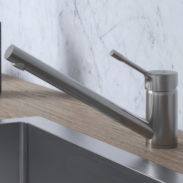 Alternate image of Ideal Standard Ceralook Ergonomic Kitchen Mixer Tap with Low Swivel Spout - Stick Handle